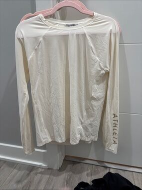Athleta Lightweight Long Sleeve Top - Cream